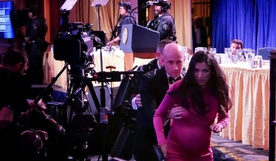 US President Trump Evacuated From Correspondents Dinner After Shooting Incident In Washington